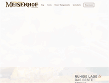 Tablet Screenshot of meisenhof.com
